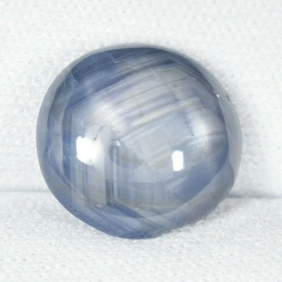 9.20 ct UNHEATED" BEST GRADE- GRAY NATURAL STAR SAPPHIRE  0420 JB   - Image 1 of 3