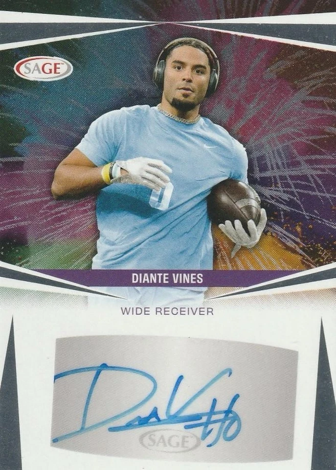 💎 Autógrafos de futebol americano Sage Low Series 2025 | Prata, ouro, pico de autos de controle remoto 🏈 - Imagem 1 de 1