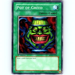 Yugioh Pot of Greed SD3-EN019 1st Edition Common - LP-NM π - Picture 1 of 2