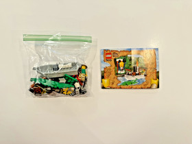LEGO Adventurers Orient Expedition 7410 Jungle River 99% Complete