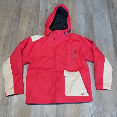 Spyder Boy's Ski Snowboard Jacket Size 14 Red Insulated Hooded Modular Coat - Image 1 of 4