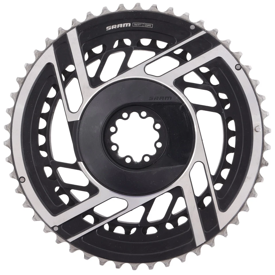 SRAM Red AXS 2x 12s Road Bike Chainring SET 50/37T One-Piece 8-Bolt Direct Mount - Image 1 of 2