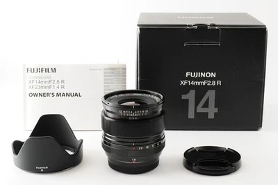 [MINT in BOX] FUJINON FUJIFILM XF Super EBC 14mm F/2.8 R ASPHERICAL Lens JAPAN - Image 1 of 4
