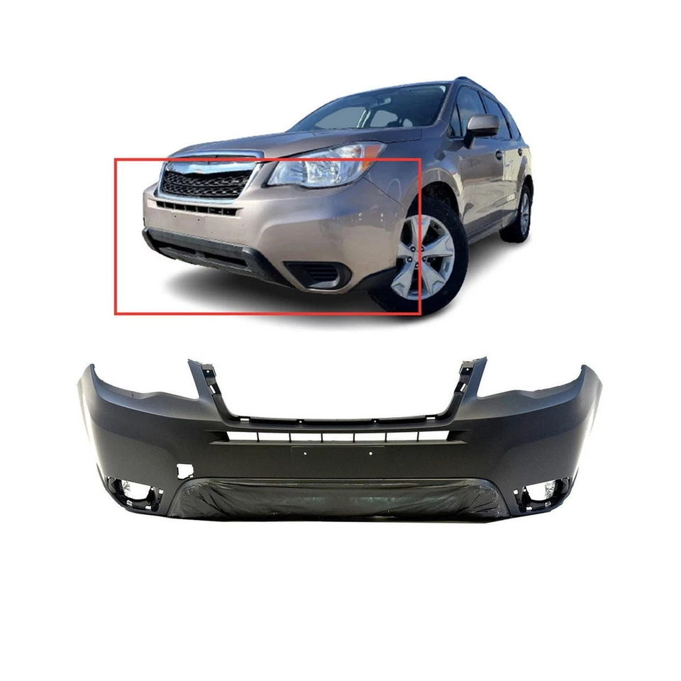Cubierta de parachoques para Subaru Forester 2014-2016 agujeros de luz antiniebla 57704SG001 delantero Foto 1 de 4