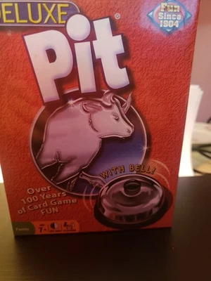 Pit Deluxe Card Game 2005 by Winning Moves Games New in Shrink Wrap - Image 1 of 4