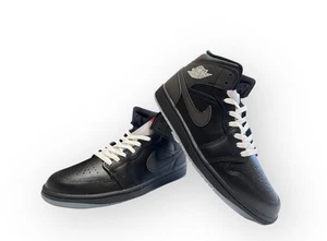 Size 10- Air Jordan 1 SE Mid Black Metallic Reimagined - Picture 1 of 6