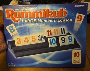 Rummikub Große Zahlen Edition Das Original Rommé Fliesenspiel von Pressman - Bild 1 von 3