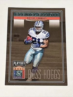 2016 Panini Playoff #BH-EE Ezekiel Elliott Boss Hoggs Card - Image 1 of 2