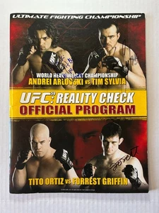 Autographed Ultimate Fighting Championship UFC 59 Event Program "To Monica" - Picture 1 of 19