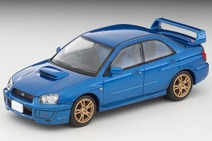 1:64 TOMICA TOMYTEC 2003 SUBARU IMPREZA WRX STi BLUE LV-N 336a DIECAST CARS - Picture 1 of 8
