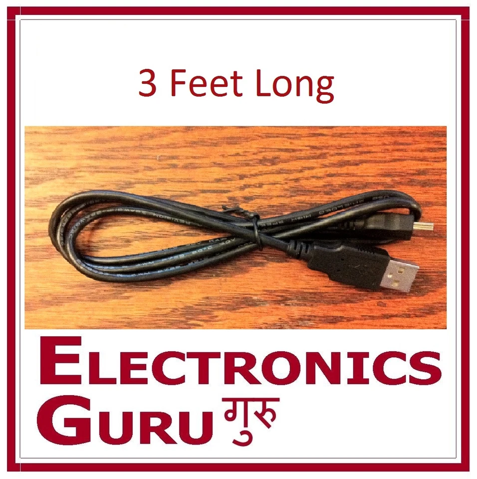 3Ft USB Data Link Cable Computer LeapFrog Leapster2 Didj Learning Game system - Image 1 of 1