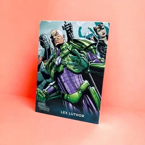Lex Luthor #39 DC Comics Super-Villains Trading Card Cryptozoic 2015 TCG NM - Foto 1 di 7