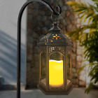Minuterie lanterne décorative marocaine extérieure Nattork 14'h grande taille peinture bronze