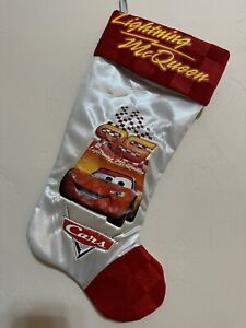 Cars Lightning McQueen Disney Pixar #95 Padded Christmas Stocking