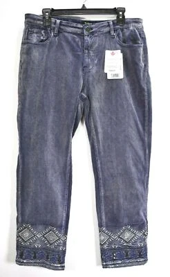 Pantalón Desigual Mujer 5 Bolsillos Pierna Recta Pana Lentejuelas Adornado Narnia 12 Foto 1 de 4