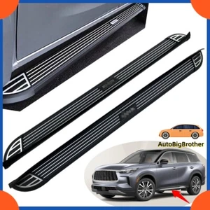 Fits Infiniti QX60 2022 2023 Running Boards Side Steps Nerf Bar Protector Pedal - Picture 1 of 15