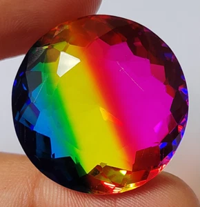 AAA+ 91.20 Ct. Large Tourmaline Faceted Round Cut Loose Gemstone Gift for Women - Picture 1 of 7
