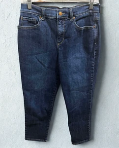 Gloria Vanderbilt Jeans Women's 6S Amanda Straight Blue High Rise Stretch Denim - Picture 1 of 9