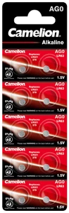 1x Camelion Alkaline AG0 LR63 LR521 L521 379 Knopf 10er Blister - Bild 1 von 1