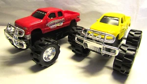 Lot of 2 Push 'N Go 7" Monster Trucks Ford F150 - GMC Sierra - Picture 1 of 13