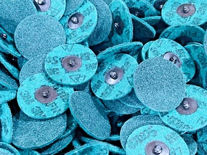 (25) 3M Scotch-Brite Roloc TR Precision Surface Conditioning Disc 3" Fine - Picture 1 of 4