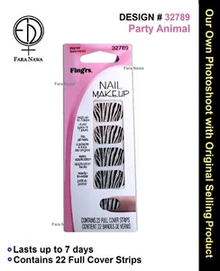 Fing'rs Nail Makeup 22 Full Nail Strips, - Picture 1 of 7