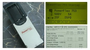 Allen-Bradley PowerFlex 753 20F11FD5P0AA0NNNNN Serie 3 HP A FRN: 1,005 probado bueno - Imagen 1 de 18