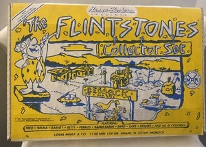 VINTAGE MARX THE FLINTSTONES COLLECTOR PLAY SET 1991 BOXED RUBY EDITION *NEW* - Picture 1 of 7