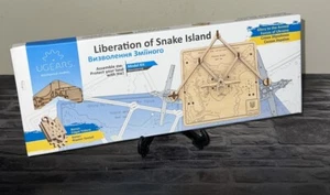 New Age Of Bravery Series By Ugears Liberation Of Snake Island Wooden Model - Picture 1 of 2