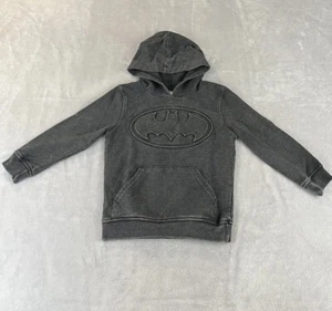 Batman Kids Long Sleeve Charcoal Gray Hoodie Size 3 - Picture 1 of 4