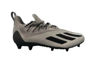 adidas Adizero Customizable Football Cleats GW0691 Mens Size 10 Gray Black - Picture 1 of 8
