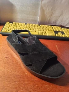 New ! MUNRO Micah Slingback Women Sandal Black Size 9 - Picture 1 of 7