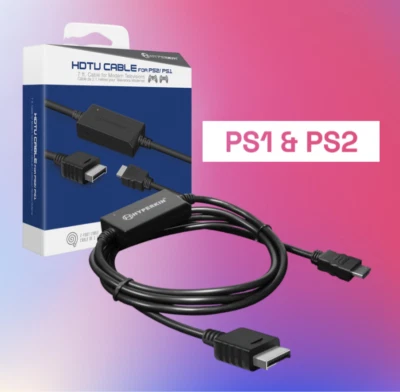 Hyperkin 2in1 HDTV Converter Cable for Playstation 1 & 2 - PS1 PS2 HD mi Adapter - Image 1 of 4