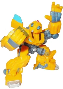Transformers 2008 BUMBLEBEE & CUBE Robot Heroes 2007 MOVIE squad complete - Picture 1 of 2