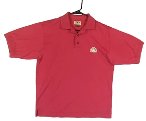 Cutter & Buck Mens Red Collared Short Sleeve Polo Shirt CNBC Size Medium - Picture 1 of 6