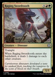 *MtG: 4x Raging Swordtooth - Commander The Lost Caverns of Ixalan UC - magicman* - Bild 1 von 1