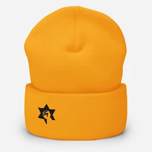 KAHANE Chai Kach JDL Estrella Judía Judaica Rabino Meir Orgullo Judaica Gorro con Puños - Imagen 1 de 4