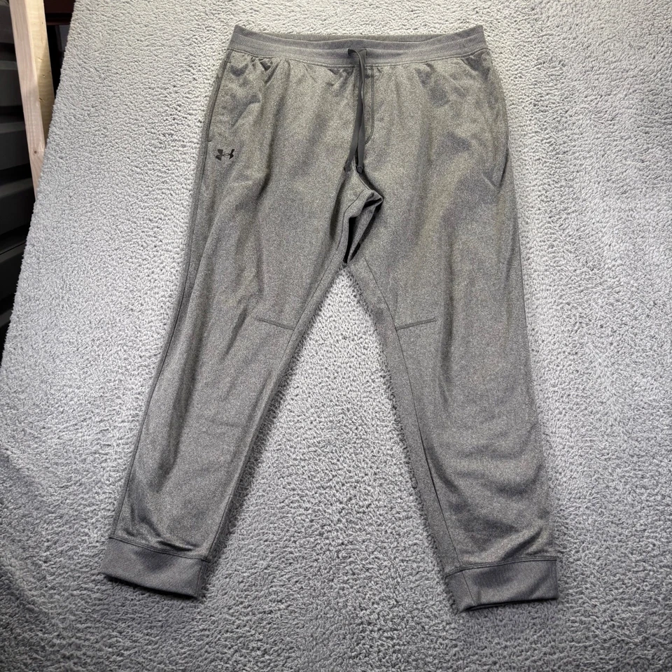 Pantalones deportivos Under Armour para hombre XXL 2XL gris poliéster polar holgados ajuste cónico Foto 1 de 4