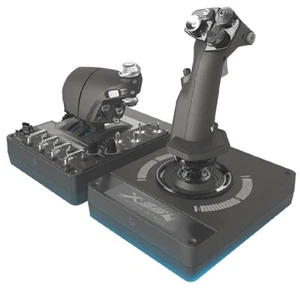 Logitech G X56 H.O.T.A.S Throttle and Joystick Flight Simulator Game Controller - Picture 1 of 7