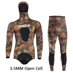 Herren Camouflage Speerfischen Neoprenanzüge 3mm 2-teilig Kapuze Super Stretch Tauchanzüge - Bild 1 von 26