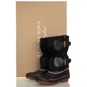Burberry Ellington Black Snow Duck Boots - Women's 5 US (35 EU) - Picture 1 of 7