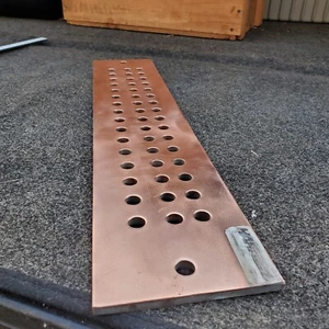 Harger 4x20 COPPER Busbar 3/8 Stud 3/4 Space 2-hole & 1-Hole Lugs 32 Terminal - Bild 1 von 8