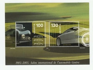SVIZZERA 2005 CENTENARIO DEL SALONE DELL'AUTO DI GINEVRA FOGLIETTO - Foto 1 di 1