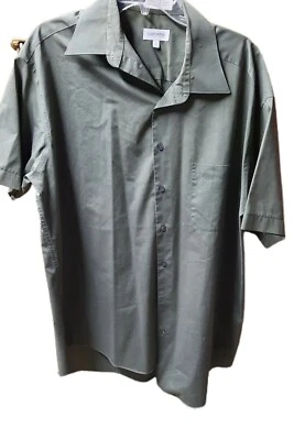 Concepts by Claiborne Button Up Dress Shirt No Iron Mint Green Size 16 1/2 34-35 - Image 1 of 2