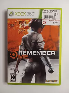 Remember Me (Microsoft Xbox 360, 2013) Sin Manual - Imagen 1 de 3