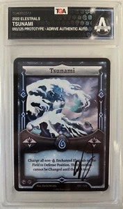 Elestrals Prototype Tsunami - Authentic aDrive Autographed Slab - Picture 1 of 2