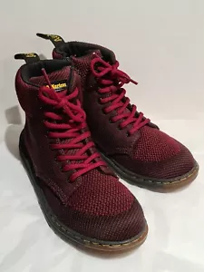 Dr Martens Burgundowe bordowe buty Rozmiar 3 UK 35,5 EUR 5 US w fantastycznym stanie - Zdjęcie 1 z 14