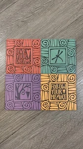 Macone Clay By Michael Macone Coasters Weather & Fade Proof RARE - Picture 1 of 4