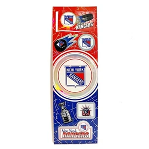 NHL New York Rangers Hockey Sandylion Sticker Sheet Puck Stanley Cup Blue Red - Picture 1 of 11