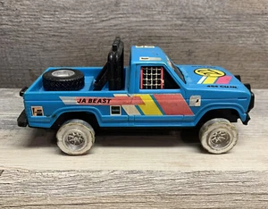 Rare Vintage 1984 Lanard Ford Baja Beast Pull String Blue Truck SEE DETAILS - Picture 1 of 5